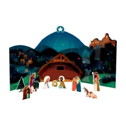 Aufstell-Adventskalender "Weihnachtskrippe"
