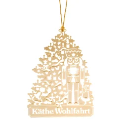 Baumbehang Kathe Wohlfahrt, Messing Vergoldet