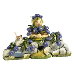 Blaukissen Blumenkind