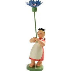 Blumenmadchen Mit Kornblume