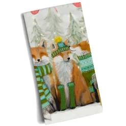 Geschirrtuch Fuchse Im Wald