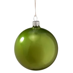 Glaskugel Opal Grun, 8 Cm
