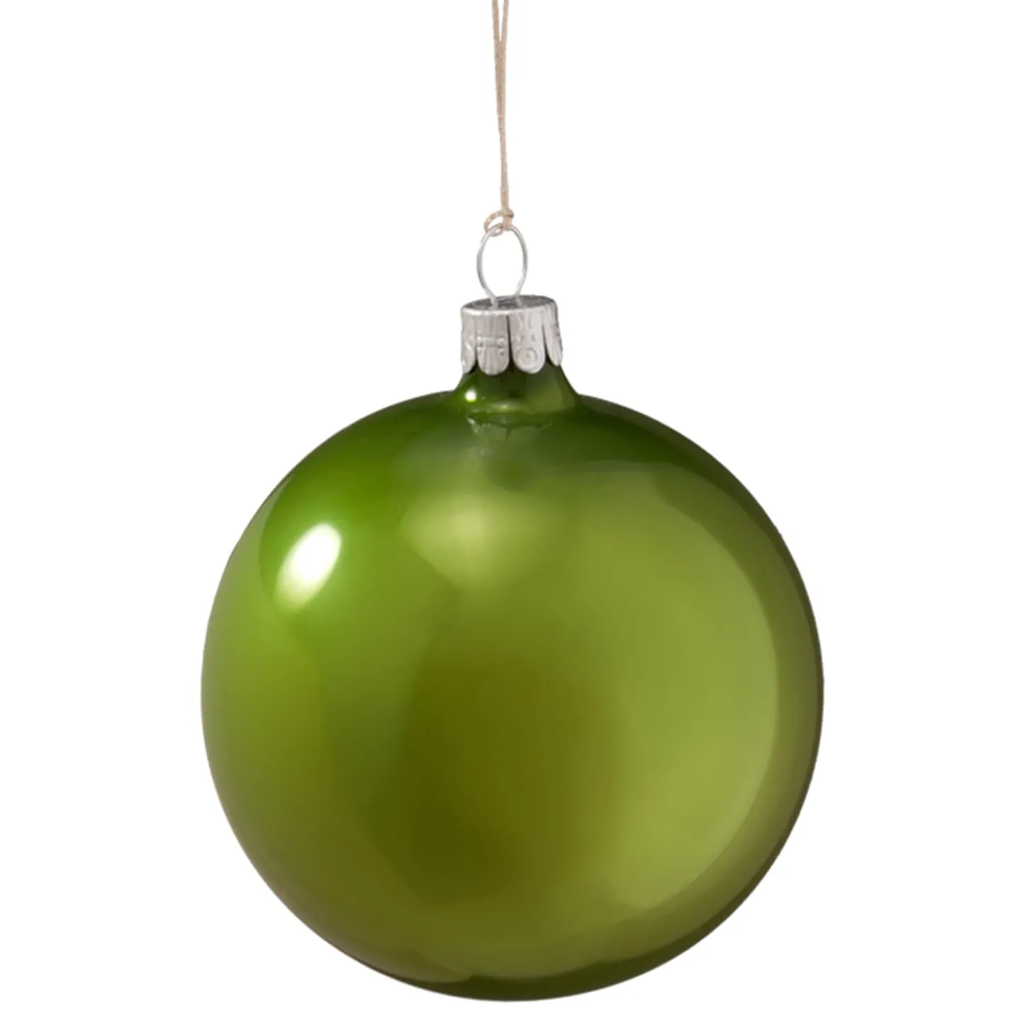 Glaskugel Opal Grun, 8 Cm