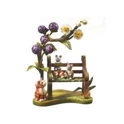 Gluckliche Katzenfamilie