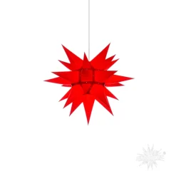 Herrnhuter Papierstern, Rot, 40Cm