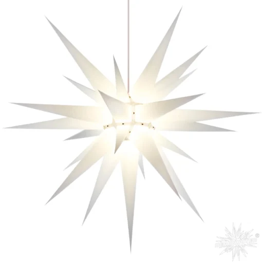 Herrnhuter Papierstern, Weis, 80Cm