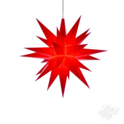 Herrnhuter Stern Rot, 13Cm, Kunststoff