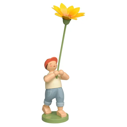 Junge Mit Mittagsgold