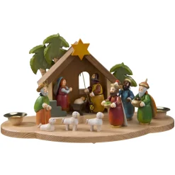Kerzenhalter "Weihnachtskrippe"