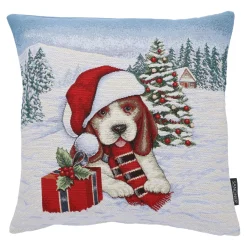 Kissenhulle "Weihnachtshund Max"