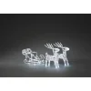 Led Acryl Schlitten Mit Rentieren