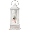 Led Schneelaterne "Schneemanner", 27,5 Cm