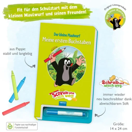 Lernheft "Meine Ersten Buchstaben - Der Kleine Maulwurf"