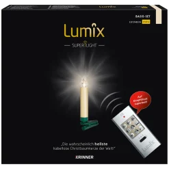 Lumix Superlight Mini 12 Kerzen Basis Set In Elfenbein
