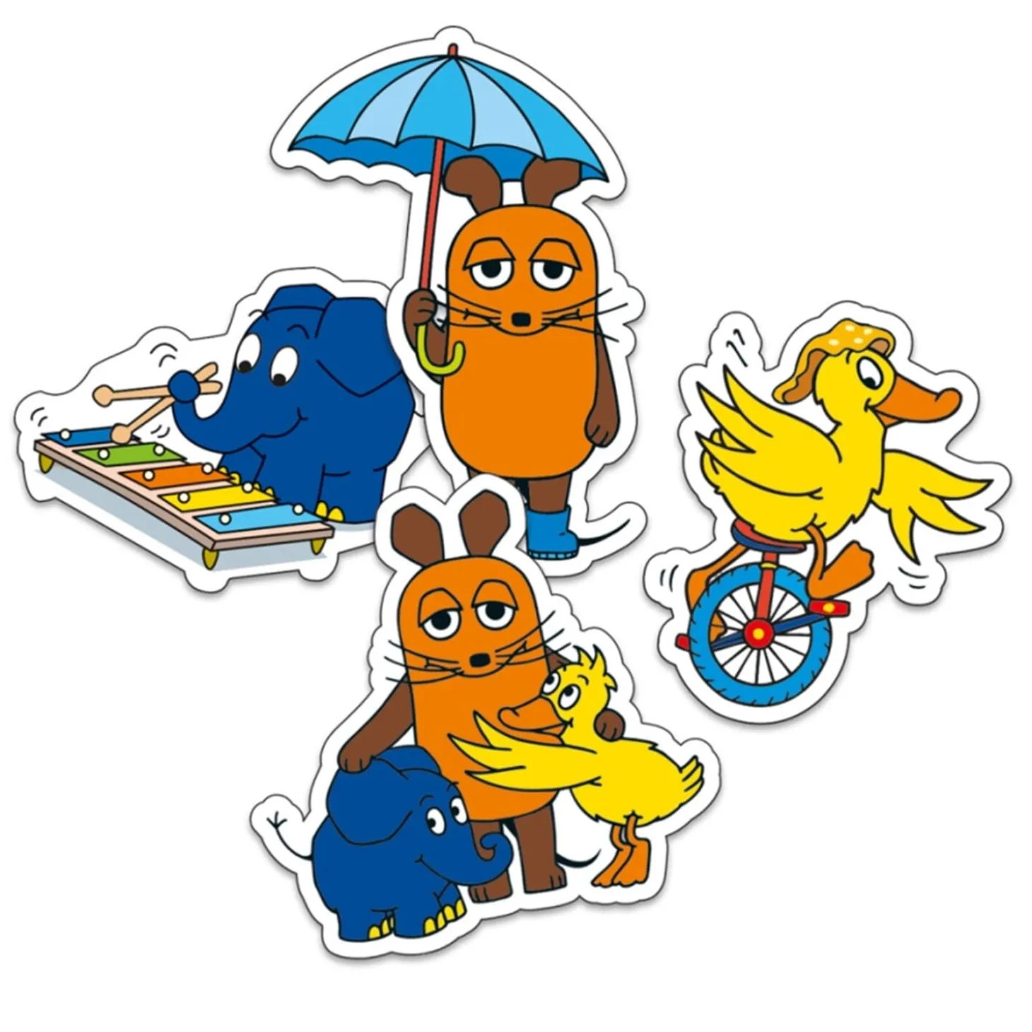 Magnet-Adventskalender "Die Maus"