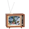 Nostalgiefernseher "Weihnachtsdorf", Spieldose