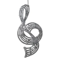Notenschlussel,Silber