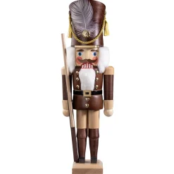 Nussknacker "Gardesoldat", Braun/Lasiert, 40 Cm