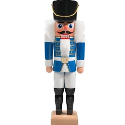 Nussknacker "Husar" Blau, 27Cm