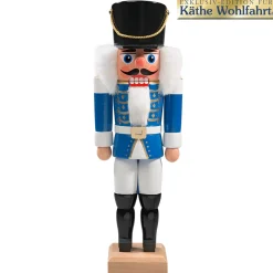 Nussknacker "Husar" Blau, 27Cm