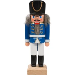 Nussknacker "Husar" Blau, 14,5Cm