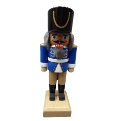 Nussknacker "Husar" Blau, 18Cm