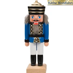 Nussknacker "Konig" Blau, 14Cm