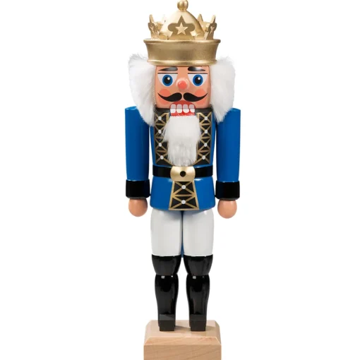 Nussknacker "Konig" Blau, 27Cm