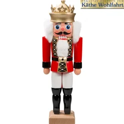 Nussknacker "Konig" Rot, 27Cm