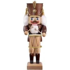 Nussknacker "Trommler", Braun/Lasiert, 30 Cm
