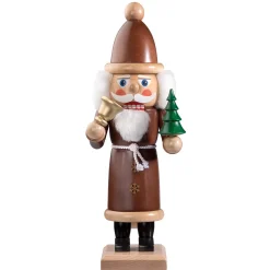 Nussknacker "Weihnachtsmann", Braun/Lasiert