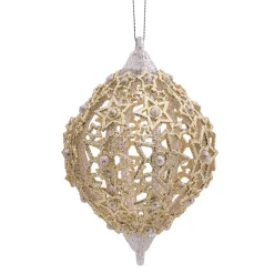 Olive Mit Filigranen Sternen, Gold