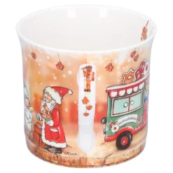 Porzellan-Tasse "Weihnachtsbackerei"