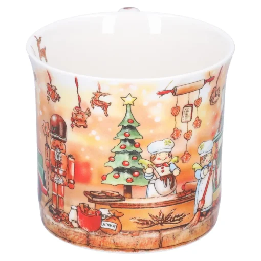 Porzellan-Tasse "Weihnachtsbackerei"