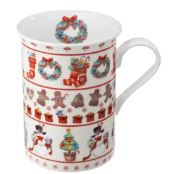 Porzellan-Tasse "Winterzeit"