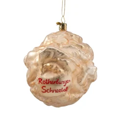 Rothenburger Schneeballen Glasbaumbehang