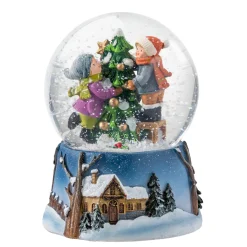 Schneekugel "Baum Schmucken"