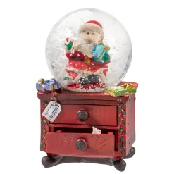 Schneekugel "Geschenkezeit"