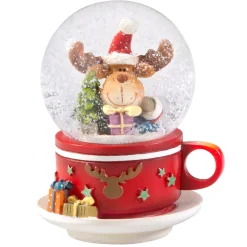 Schneekugel "Tasse Mit Elch"