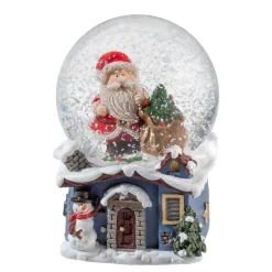 Schneekugel "Weihnachtsbesuch"