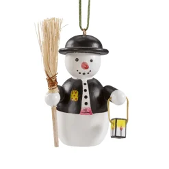 Schneemann Mit Laterne