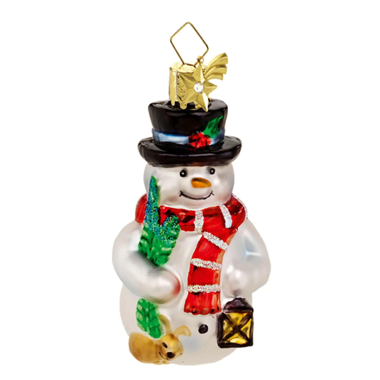 Schneemann Mit Laterne