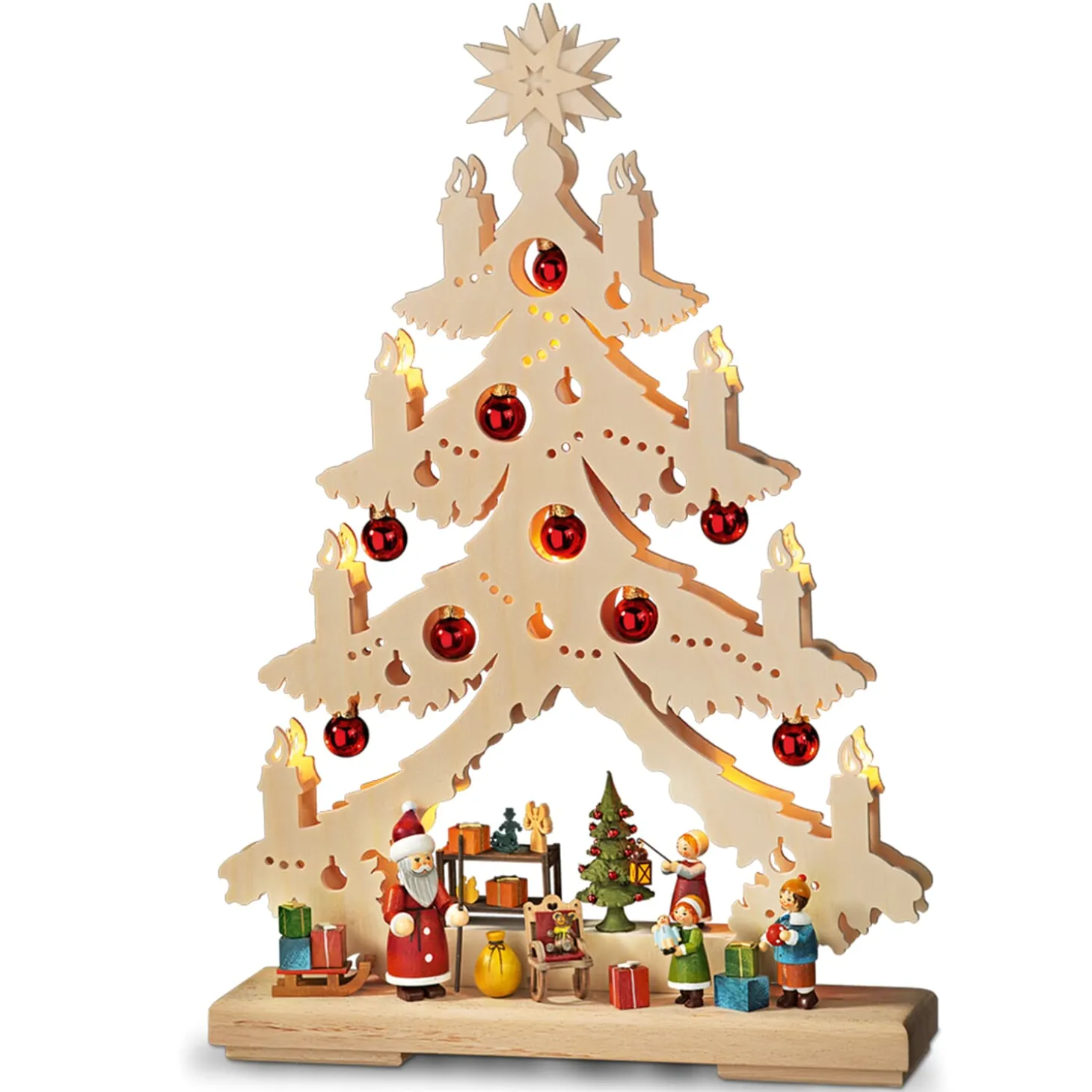 Schwibbögen "Alle Jahre Wieder", 230V Mit Usb A-Anschluss