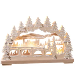 Schwibbögen "Heidelberg Im Winter", 230 V Mit Usb A-Anschluss