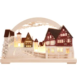 Schwibbögen "Rothenburg Plonlein" 230V Mit Usb A-Anschluss