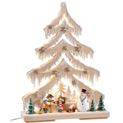 Schwibbögen "Tanne Winterwald", 115V Mit Usb A-Anschluss