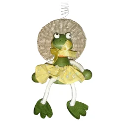 Schwingfigur "Frosch Mit Kleidchen"
