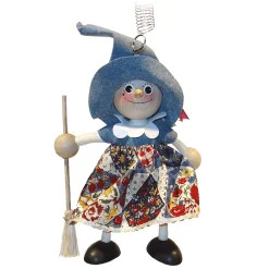 Schwingfigur "Hexe", Blau