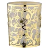 Teelichtglas "Waldweihnacht" Gold
