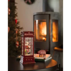 Telefonzelle Mit Weihnachtsmann